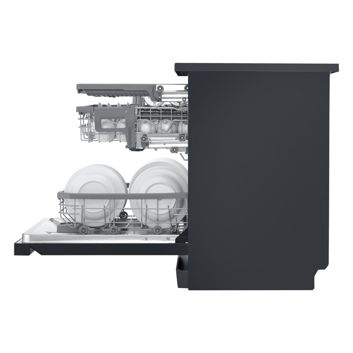 LG XD3A25MB TrueSteam 15-Place Setting Freestanding Dishwasher (Matte Black)