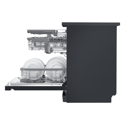 LG XD3A25MB TrueSteam 15-Place Setting Freestanding Dishwasher (Matte Black)