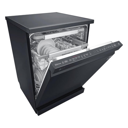 LG XD3A25MB TrueSteam 15-Place Setting Freestanding Dishwasher (Matte Black)