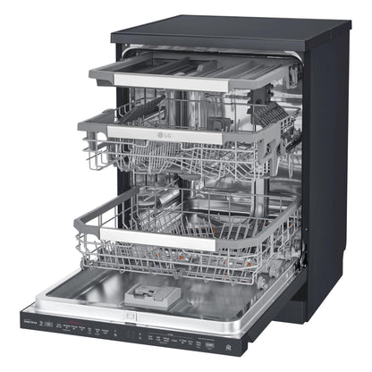 LG XD3A25MB TrueSteam 15-Place Setting Freestanding Dishwasher (Matte Black)