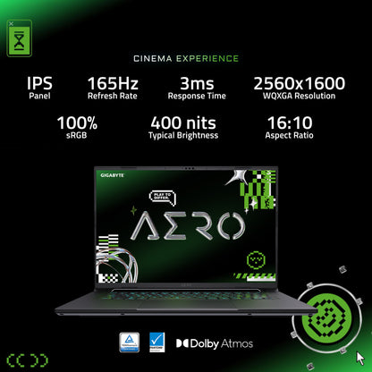 GIGABYTE AERO X16 | RTX 5070 | Ryzen AI 7 350 | Gaming Laptop