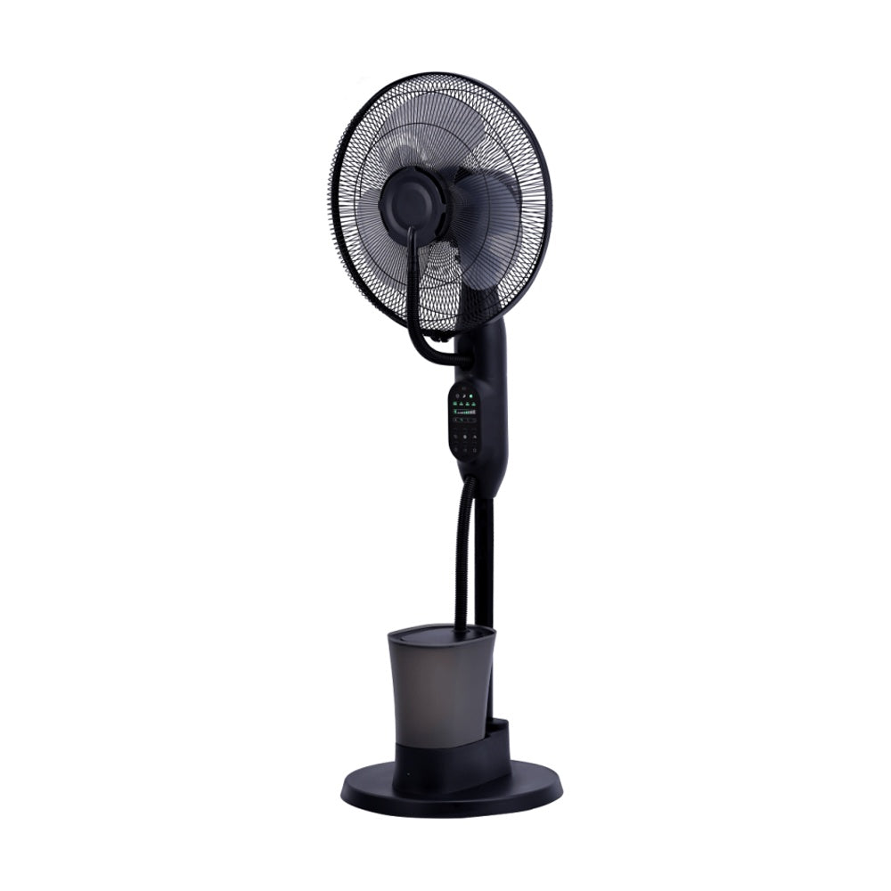 Heller 125x40cm Standing Misting Fan With Remote Control Black