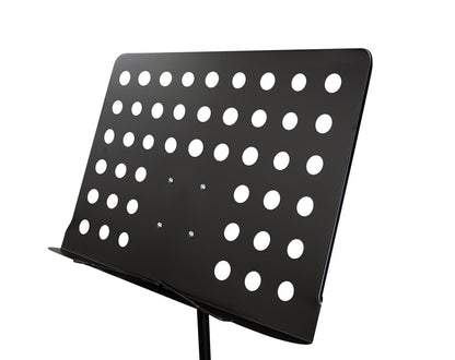 Precision Audio Adjustable Sheet Music Stand with Microphone Boom Arm