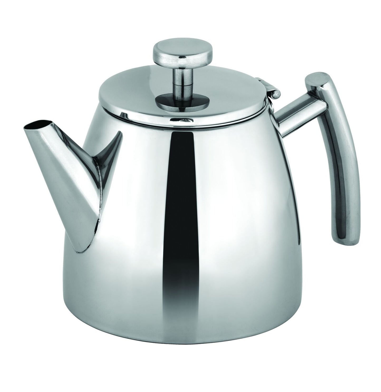 Avanti Modena Double Wall Stainless Steel Teapot 600Ml - Silver | Double Wall | Stainless Steel