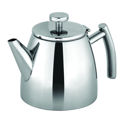 Avanti Modena Double Wall Stainless Steel Teapot 600Ml - Silver | Double Wall | Stainless Steel
