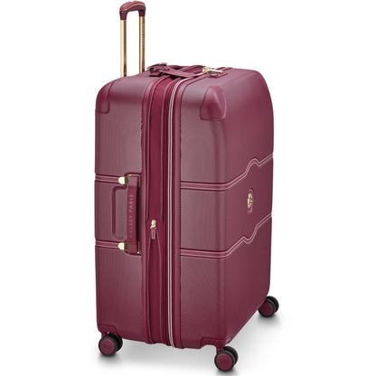Delsey Chatelet Air 2.0 Checked-In Luggage Suitcase W/ TSA Lock Burgundy 76 cm