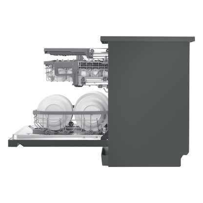 LG XD3A15MB QuadWash 15-Place Setting Freestanding Dishwasher (Matte Black)