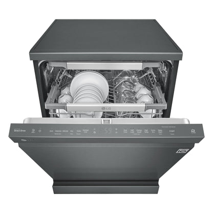 LG XD3A15MB QuadWash 15-Place Setting Freestanding Dishwasher (Matte Black)