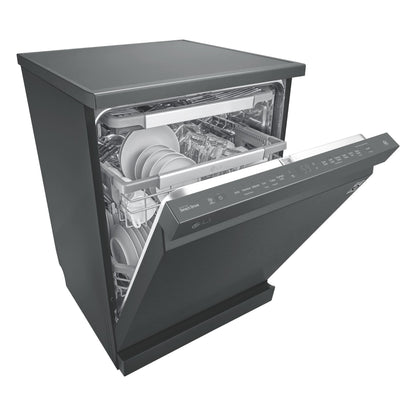 LG XD3A15MB QuadWash 15-Place Setting Freestanding Dishwasher (Matte Black)