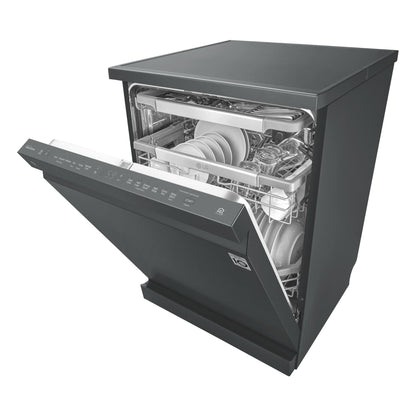 LG XD3A15MB QuadWash 15-Place Setting Freestanding Dishwasher (Matte Black)