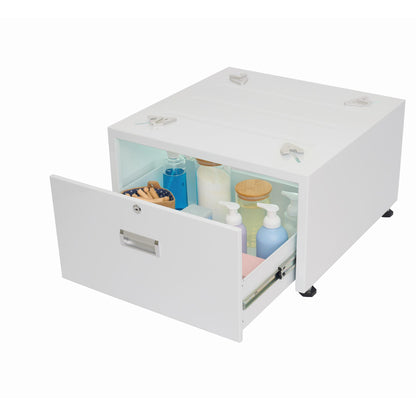 Unilux ULX110 Universal Laundry Pedestal with Drawer and Lock