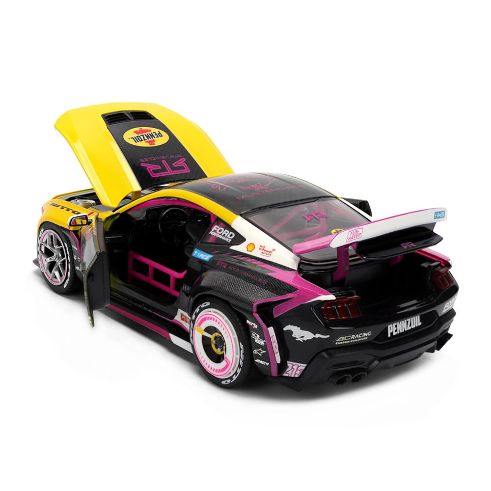 Jada 1:24 Big Time Muscle 2025 Ford Mustang RTR Ben Hobson Racing Diecast Car