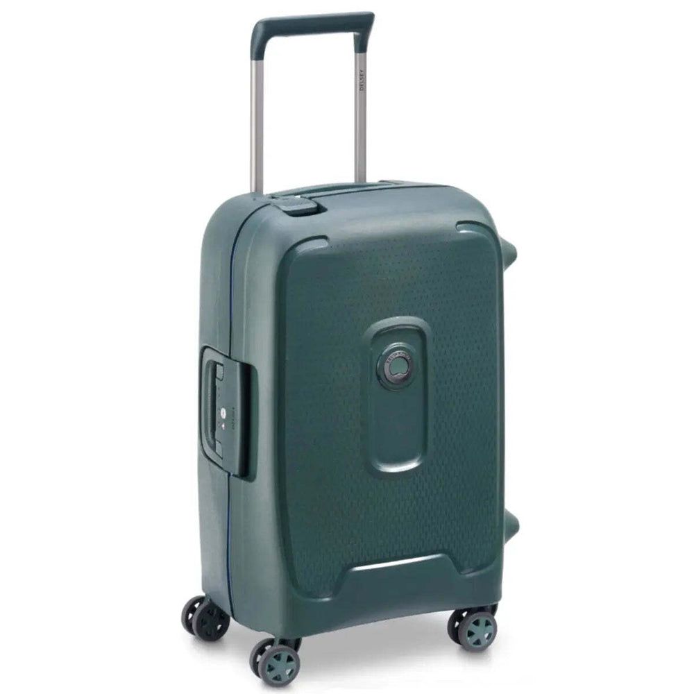 Delsey Moncey 55 cm 4-Wheel Carry-on Suitcase - Green (Recycled Material)