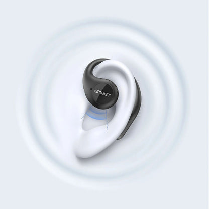 EMeet AirFlow Wireless Open-Ear Bluetooth Wireless Earbuds Rechargeable Black