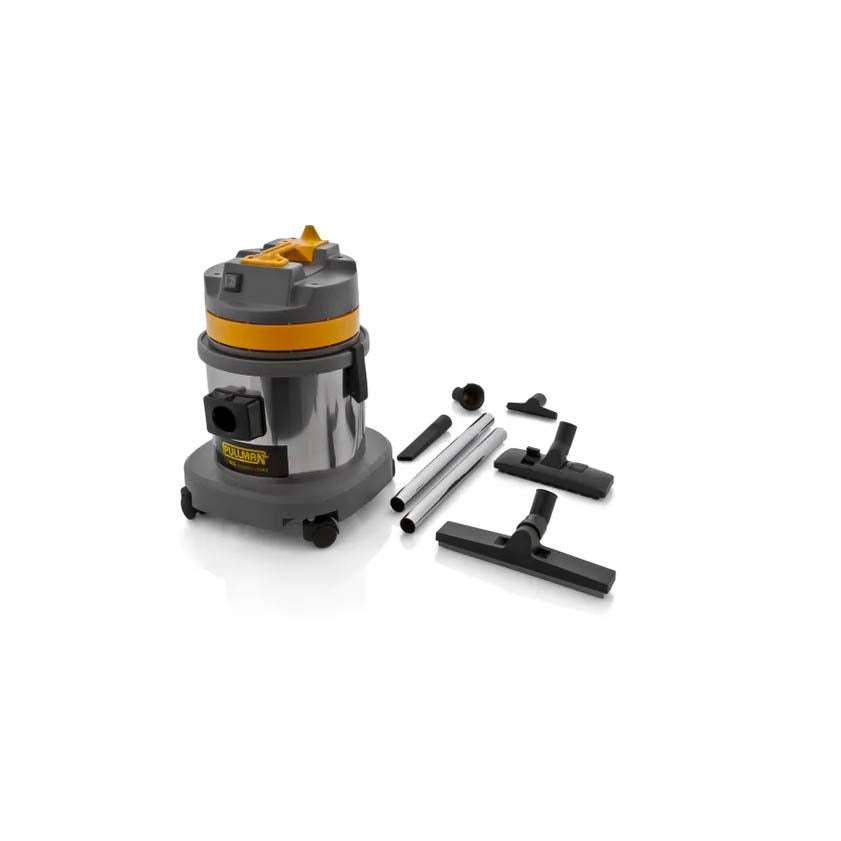 Pullman CB15 1000W Wet/Dry Stainless Canister Vacuum Cleaner 15L