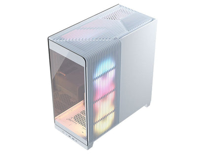 Corsair FRAME 4500X RS-R ARGB Panoramic Glass Mid-Tower Case - White