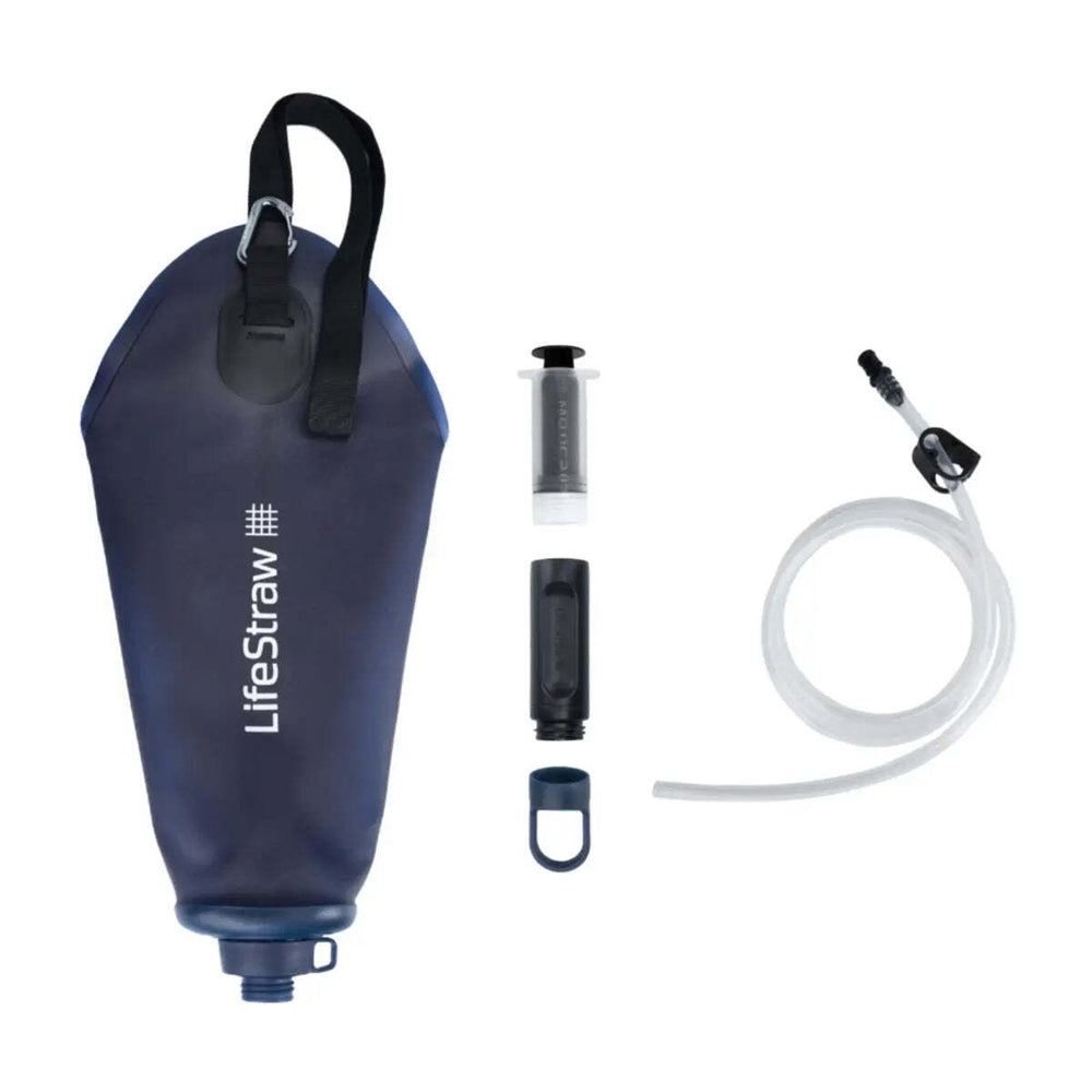 LifeStraw Peak 3L Compact Gravity Water Filter System - Mountain Blue