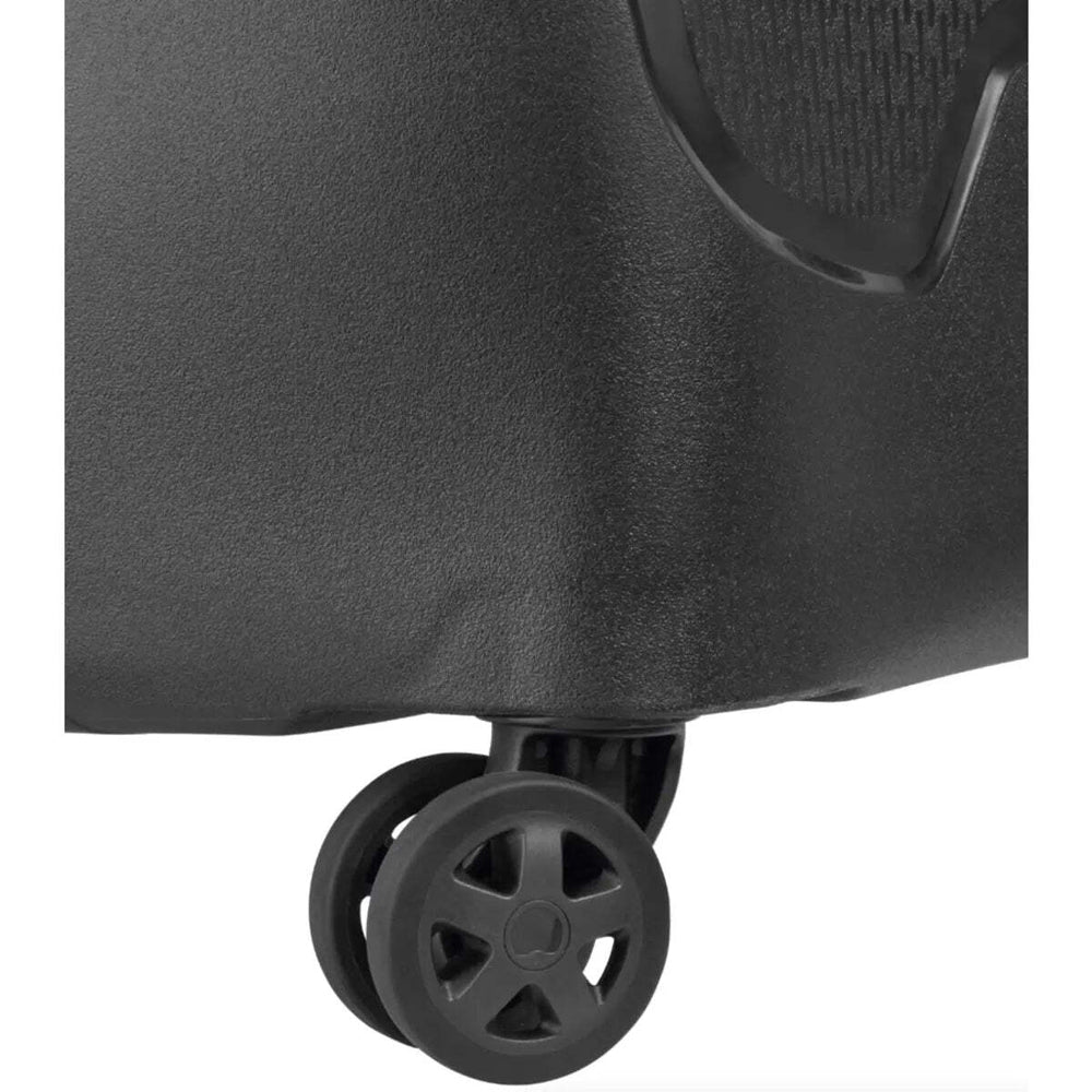 Delsey Moncey 55 cm 4-Wheel Carry-on Suitcase - Black (Recycled Material)