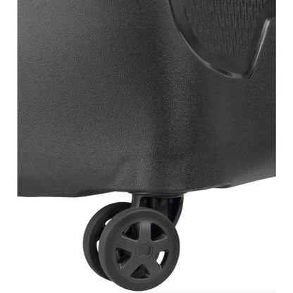 Delsey Moncey 55 cm 4-Wheel Carry-on Suitcase - Black (Recycled Material)