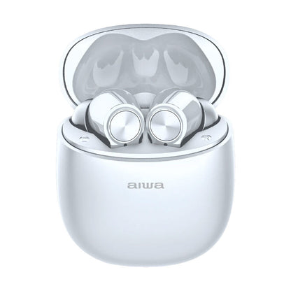 AIWA In-Ear Gelstem Bluetooth Earbuds (White)