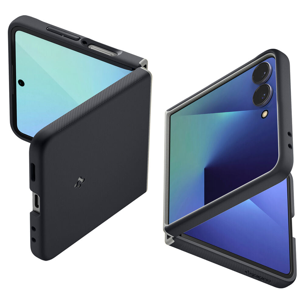 Spigen Samsung Galaxy Z Flip 7 Nano Pop (MagFit) Case - Black Sesame