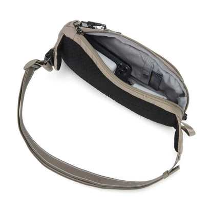 Pacsafe V Action Anti-Theft RFID Blocking Slashguard Sling Pack Beige