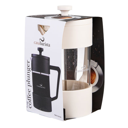 Casabarista Oslo Coffee Plunger 5 Cup 600ml Cream