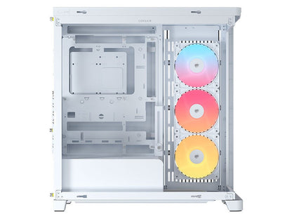 Corsair FRAME 4500X RS-R ARGB Panoramic Glass Mid-Tower Case - White