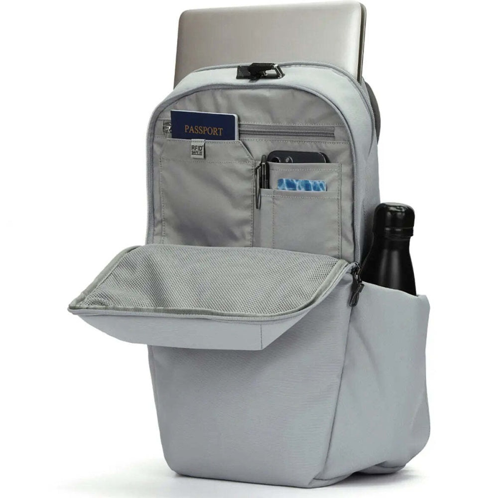 Pacsafe V Active Anti-Theft RFID Blocking Laptop 13" Backpack 24L Digital Grey