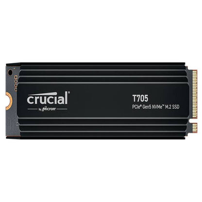 Crucial T705 2TB PCIe Gen5 NVMe M.2 SSD with Heatsink