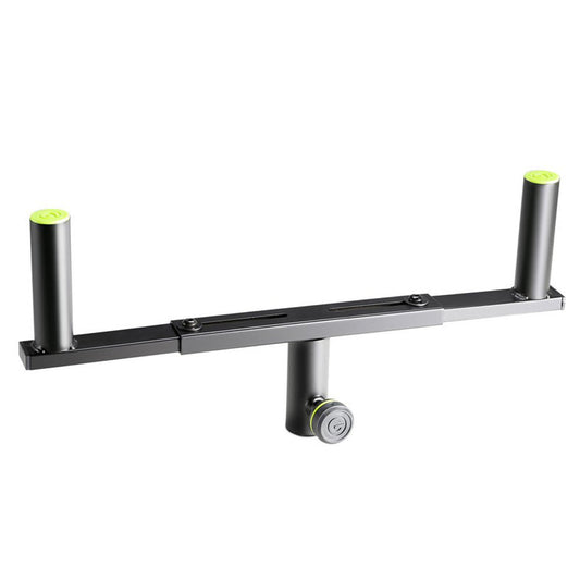 Gravity SAT36B Adjustable 49cm Steel T-Bar Holder Mount For Speaker Stand Black