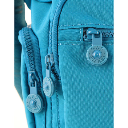 GAP Unisex Nylon Shoulder Crossbody Bag w/ Secure Zip 29x22cm Blue