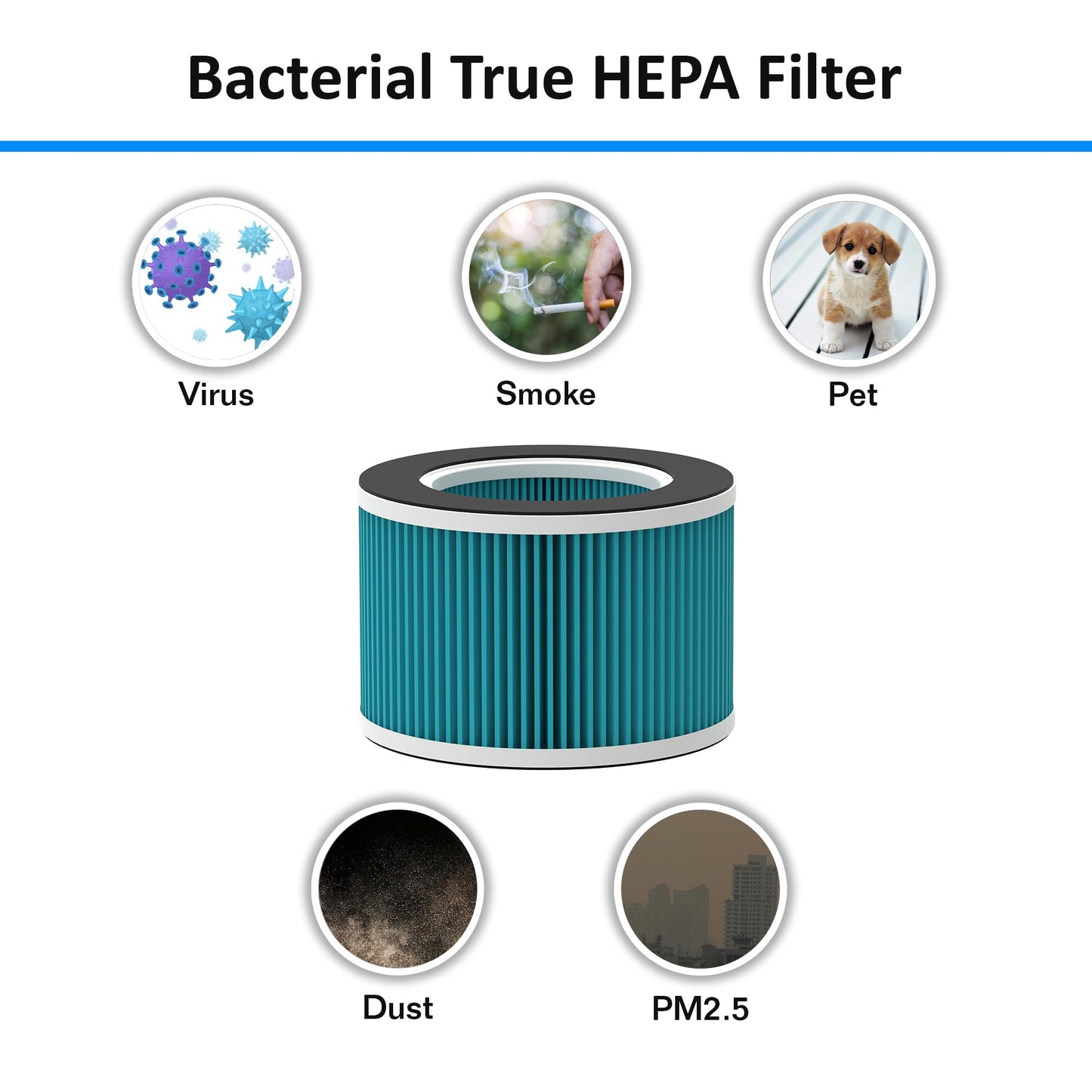AROVEC Air Purifier Bacterial Replacement Filter for AV-P300, Genuine (1 Pack)