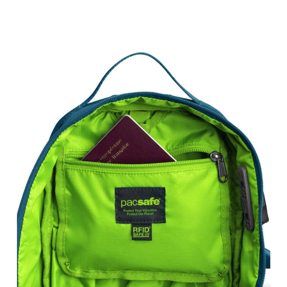Pacsafe ECO Anti-theft 12L Sling Backpack - Tidal Teal