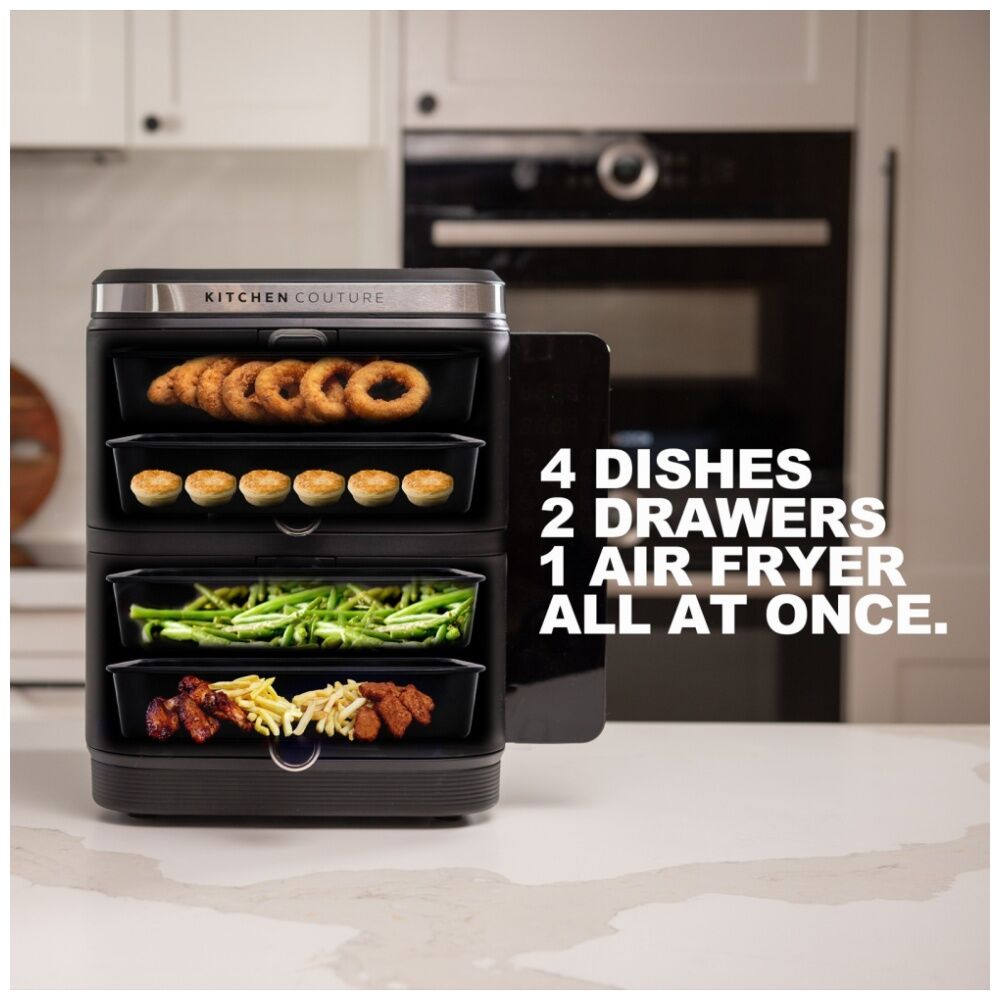 Kitchen Couture Dual Drawer Vertex Air Fryer 11L