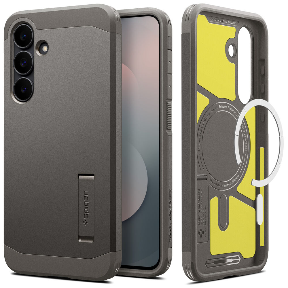 SPIGEN Tough Armor MagSafe Case for Galaxy S25 FE (Gunmetal)