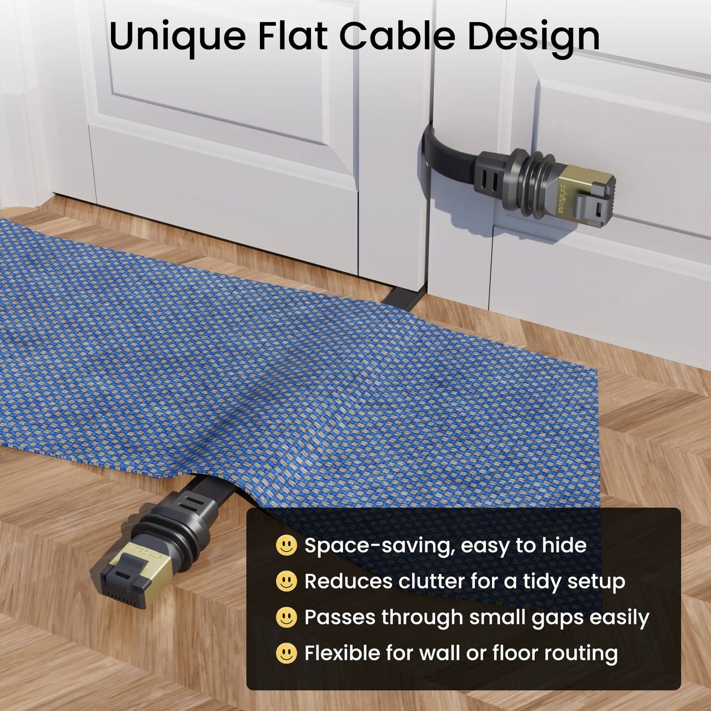 STARGEAR Gen3 / Mini Flat Ethernet Cable 46m