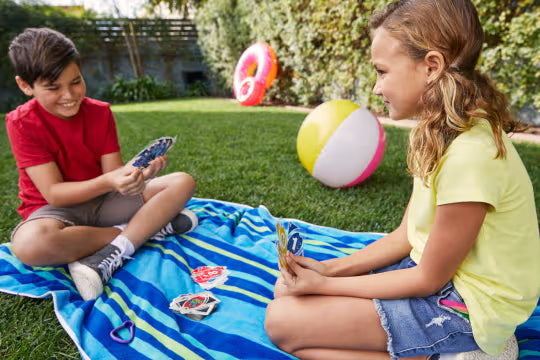 UNO Splash Card Game with Waterproof Cards and Portable Clip for Travel
