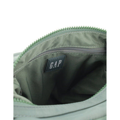 GAP Unisex Nylon Shoulder Crossbody Bag w/ Secure Zip 29x22cm Twig