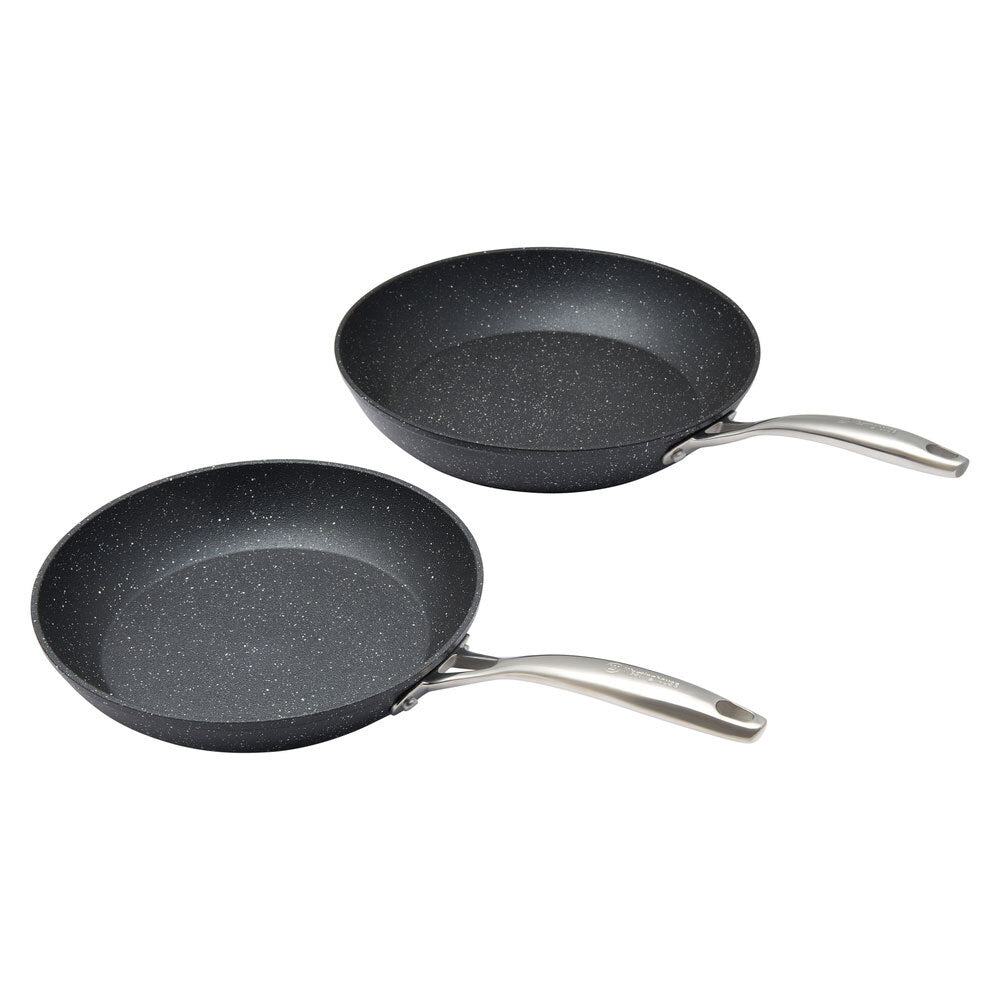 Westinghouse 2pc Frypan Set 24/28cm – Multi-Layer Non-Stick (Black)