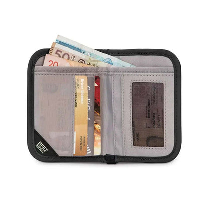 Pacsafe RFIDsafe V50 RFID Blocking Compact Wallet - Black