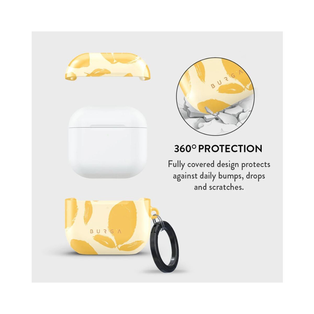 Burga Airpods Gen 4 Lemon Tart