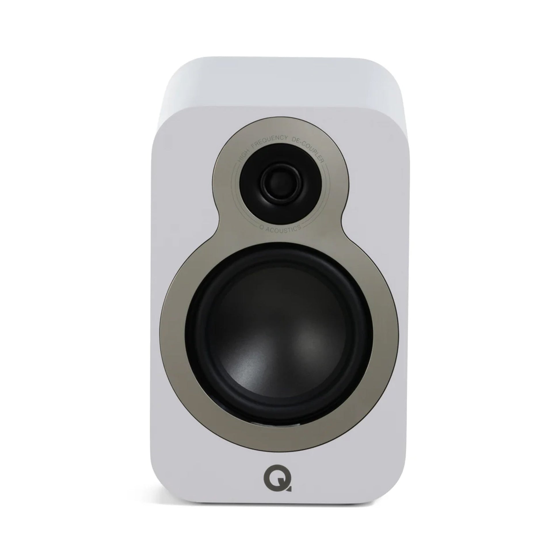 Q Acoustics 3030c Standmount Speakers Satin White Pair