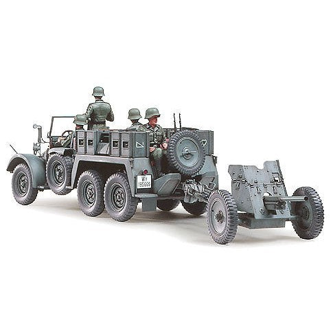 Tamiya 1/35 Krupp Protze 1Ton (6x4) Kfz.69 Towing Truck with 3.7cm Pak
