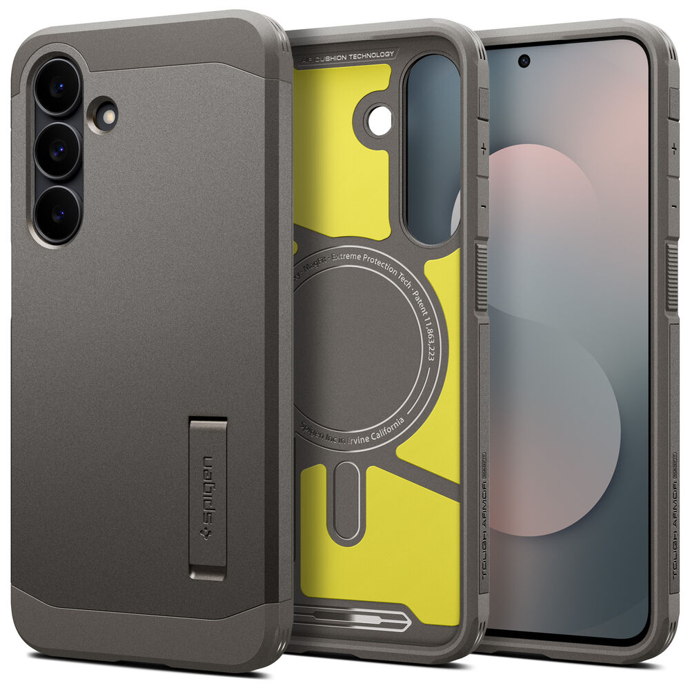 SPIGEN Tough Armor MagSafe Case for Galaxy S25 FE (Gunmetal)