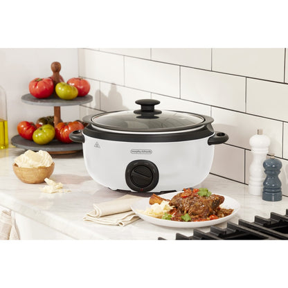 Morphy Richards 6.5L Sear Stew Slow Cooker Variable Heating Vivid White