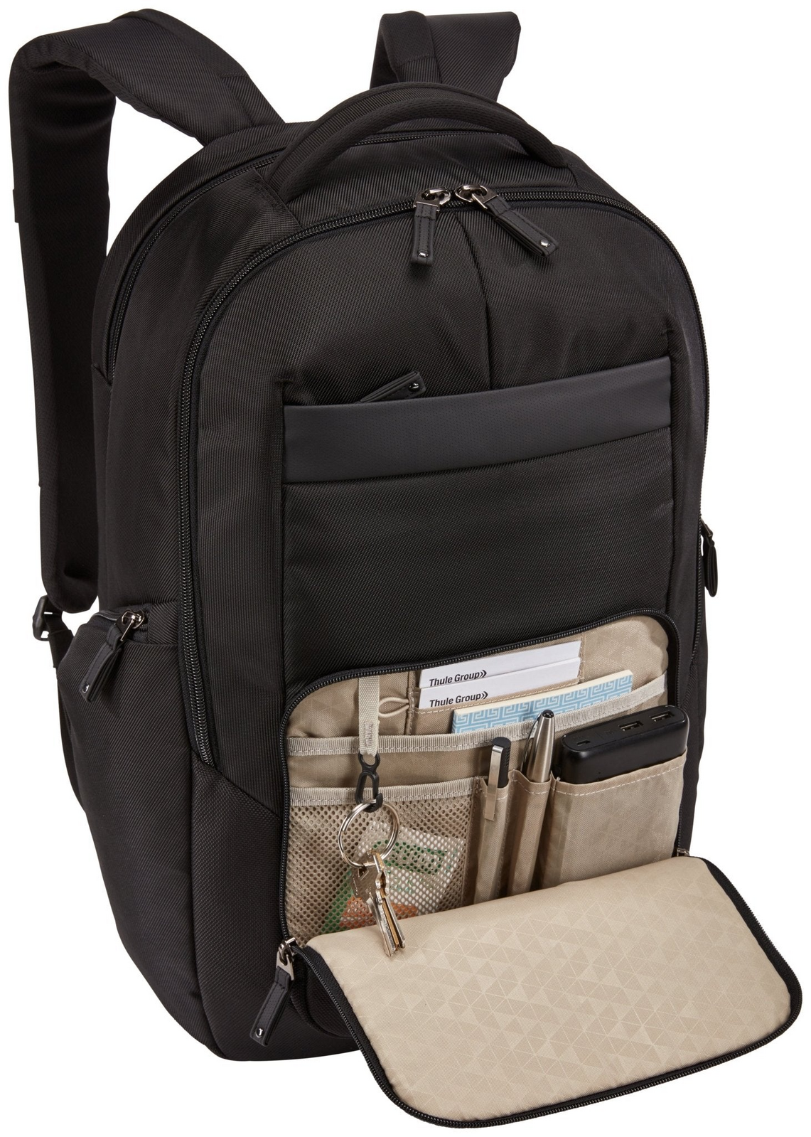 Case Logic 25L Notion Backpack Bag with Laptop Sleeve 15.6" (Black)
