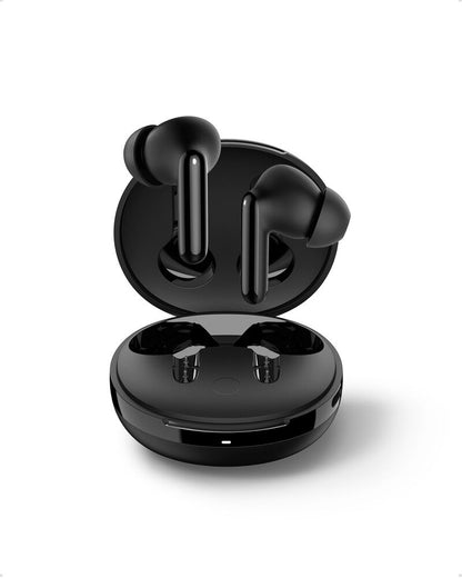 Spigen SPIGEN AUDIO Advanced Noise Cancellation in-Ear Earbuds SA-TW S10 Earphone (Black)