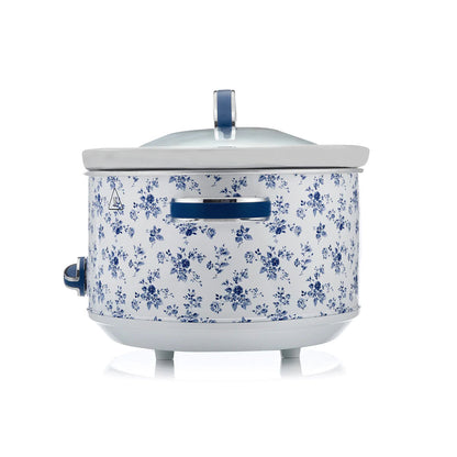 Laura Ashley 6.5L Electric 300 Watt Stainless Steel Slow Cooker China Rose