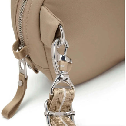 Pacsafe W Anti-Theft RFID Blocking Slashguard Micro Travel Sling Taupe